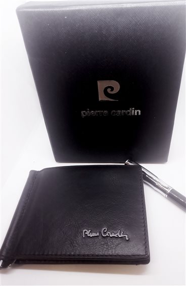 Portafoglio uomo slim Pierre Cardin in vera pelle uomo portamonete porta carte p